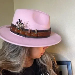 Accessories | Handmade Bandolier Fedora Hat With Crystal  display picture 2